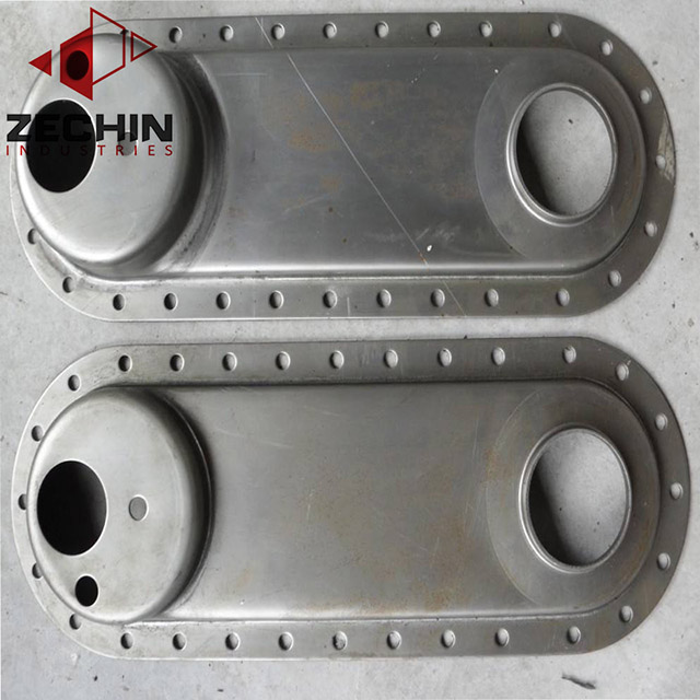 Deep drawn aluminum cover with metal wire bending latch assembly