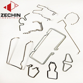 Custom SS cnc wire forming fabrication spring steel bent component
